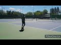 NCSA Tennis Video
