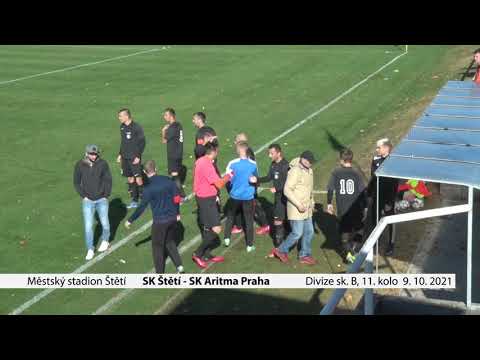 Fotbal SK Štětí - SK Aritma Praha 3:1 (9.10.2021)