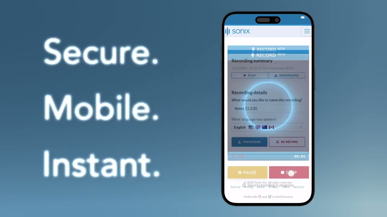 Sonix Record makes legal audio capture super easy! video thumbnail