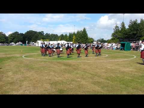 Oban High School Pipe Band Dumbarton 2013