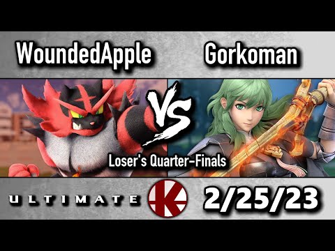 WoundedApple (Steve/Incineroar) vs. Gorkoman (Wolf/Byleth) - Loser's Quarter-Finals