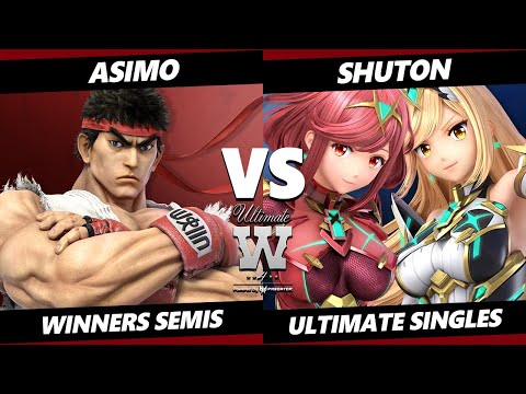 Ultimate Wanted 4 Winners Semis - Asimo (Ryu) Vs. Shuton (Pythra Mythra, Olimar) SSBU Ultimate