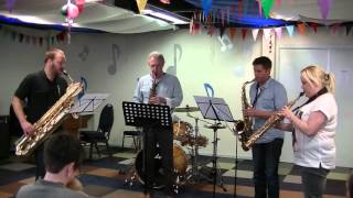 Saxophone Quartet - Ragtime Suite 2nd movement