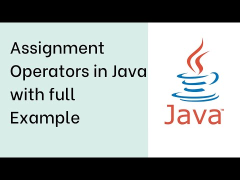 Assignment Operators In Java Lecture 9 Java Operators