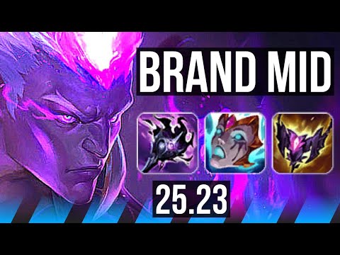 BRAND vs NAAFIRI (MID) | EUW Diamond | 25.23