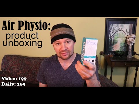 AirPhysio unboxing!  Lungs, breathing, mucous, expectorant, coughing, and potential solutions!