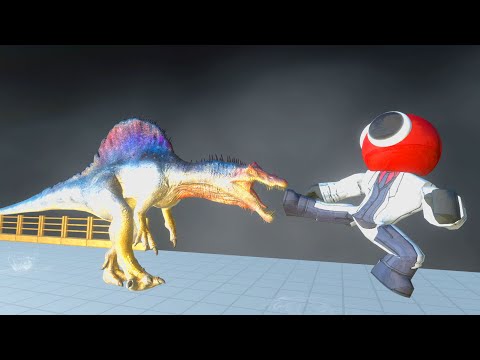 Rainbow Friends Red VS All Unit, Underwater Deathrun - Animal Revolt Battle Simulator