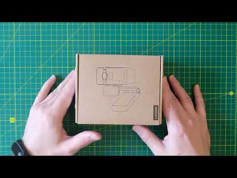 Lenovo Essential FHD interneto kamera USB 2.0, Juoda video