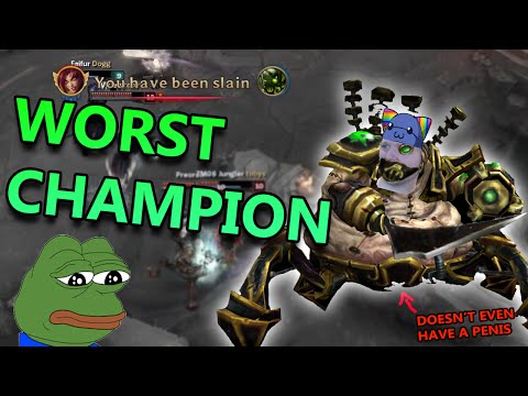 WORST CHAMPION IN LEAGUE OF LEGENDS URGOT ADC - League of Legends Commentary