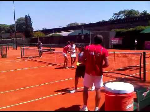 Andrea Koch en Fed Cup 2010,Buenos Aires,Argentina.
