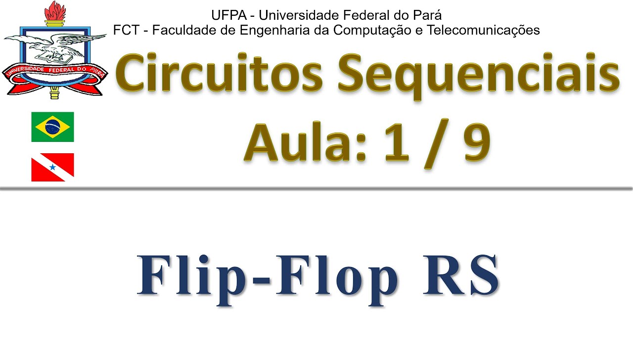 Flip-Flop RS  - #01 - Circuitos Sequenciais - Eletrônica Digital