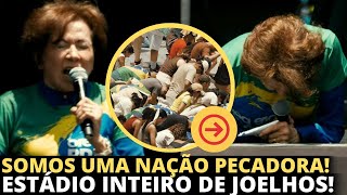 Valnice Milhomens "throws herself" to the ground and cries out in repentance for Brazil - THE SEN...