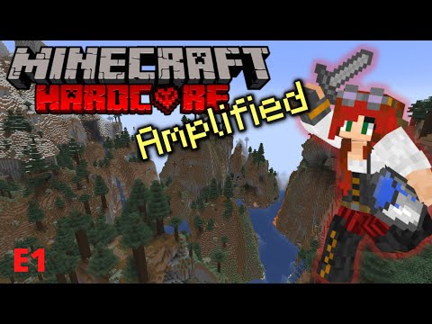 FIRST Time Playing HARDCORE | Minecraft 1.19 AMPLIFIED | Ep1