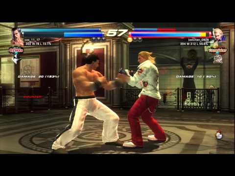 TTT2:Yuu_11_77 (Feng/Leo) vs Kenchan_0928 (Bryan/Steve) HD