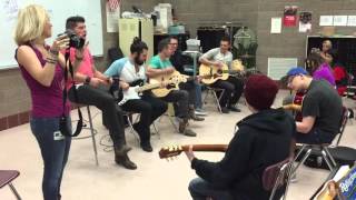 Two Way Crossing - "Deep End" With West Fargo High School Guitar Students