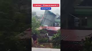 Storm Milton Hits Florida  #shorts #hurricane #storm #tornado #typhoon #thunder #nature #weather