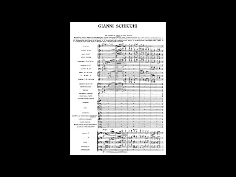 Giacomo Puccini - Gianni Schicchi (Audio + Full Score)