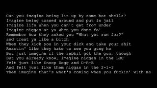 Snoop Dogg - Imagine ft. Dr. Dre &amp; D&#39;Angelo (lyrics)