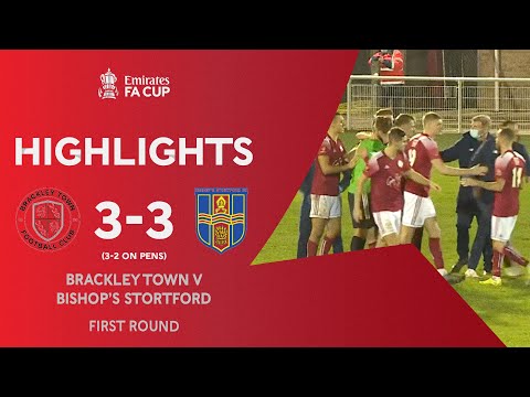 Pens Decide Goalfest! | Brackley Town 3-3 Bishop's Stortford (3-2 on pens) | Emirates FA Cup 2020-21