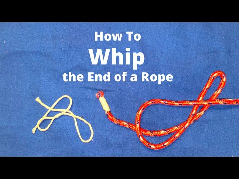 How To Whip the End of a Rope