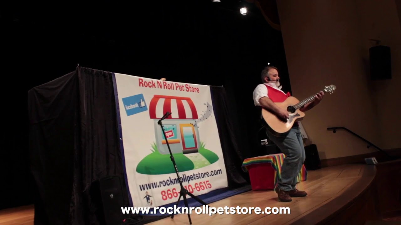 Promotional video thumbnail 1 for Rock N Roll Pet Store Kids Show