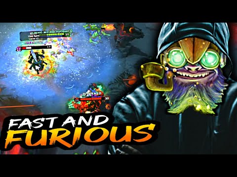 FAST and FURIOUS Tinker! Crazy Fountain dive | Dota 2 Tinker Gameplay |