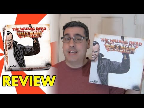 THE WALKING DEAD: HERE'S NEGAN BOARD GAME REVIEW