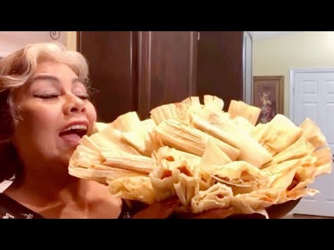 🔴Como hacer tamales rojos de pollo (en Chile Guajillo y pasilla) deliciosos 😋