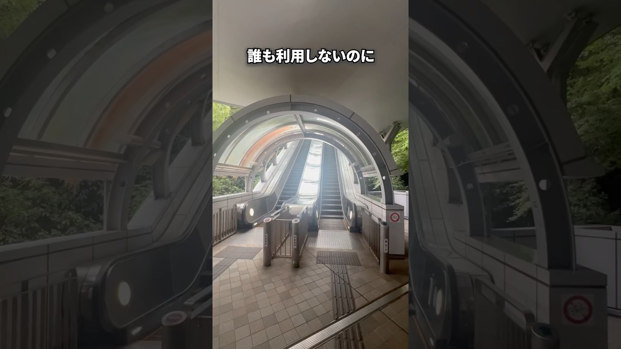 年間維持費2000万円。誰も利用しない超巨大エスカレーター #shorts #珍スポット