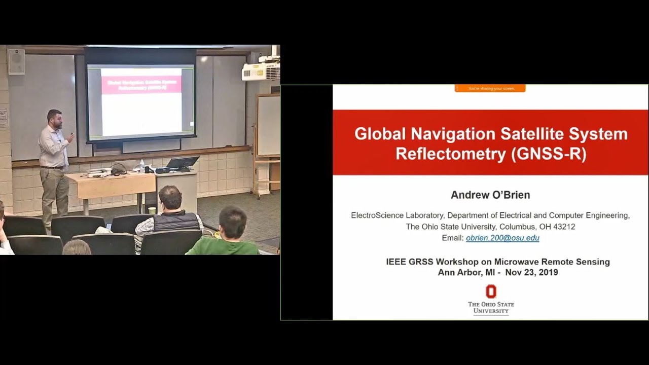 05  Global Navigation Satellite System Reflectometry GNSS R Andrew O’Brien