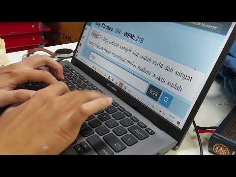 10 Fast Fingers 203 WPM (Tes Mengetik Bahasa Indonesia Tercepat)