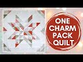 Free Baby Quilt Pattern | Charm Pack Quilt Pattern | Half Square Triangle Quilt Pattern
