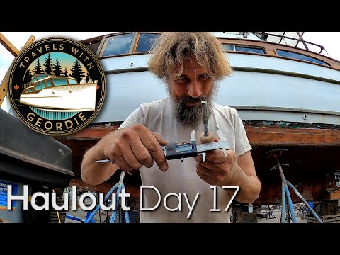 Ep 245 - Haulout Day 17 - Wooden Boat Restoration - Travels With Geordie
