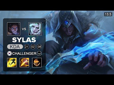 Sylas vs Viego Jungle - KR Challenger - Patch 13.5 Season 13