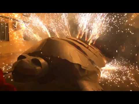 CORREFOCS MASSALFASSAR 2016 XXV ANIVERSARIO  DIMONIS DE MASSALFASSAR