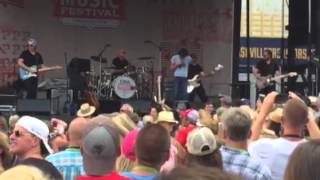 Chris Janson sings &#39;Save A Little Sugar For Me&#39; live at CMA fest live in Nashville, Tennessee.