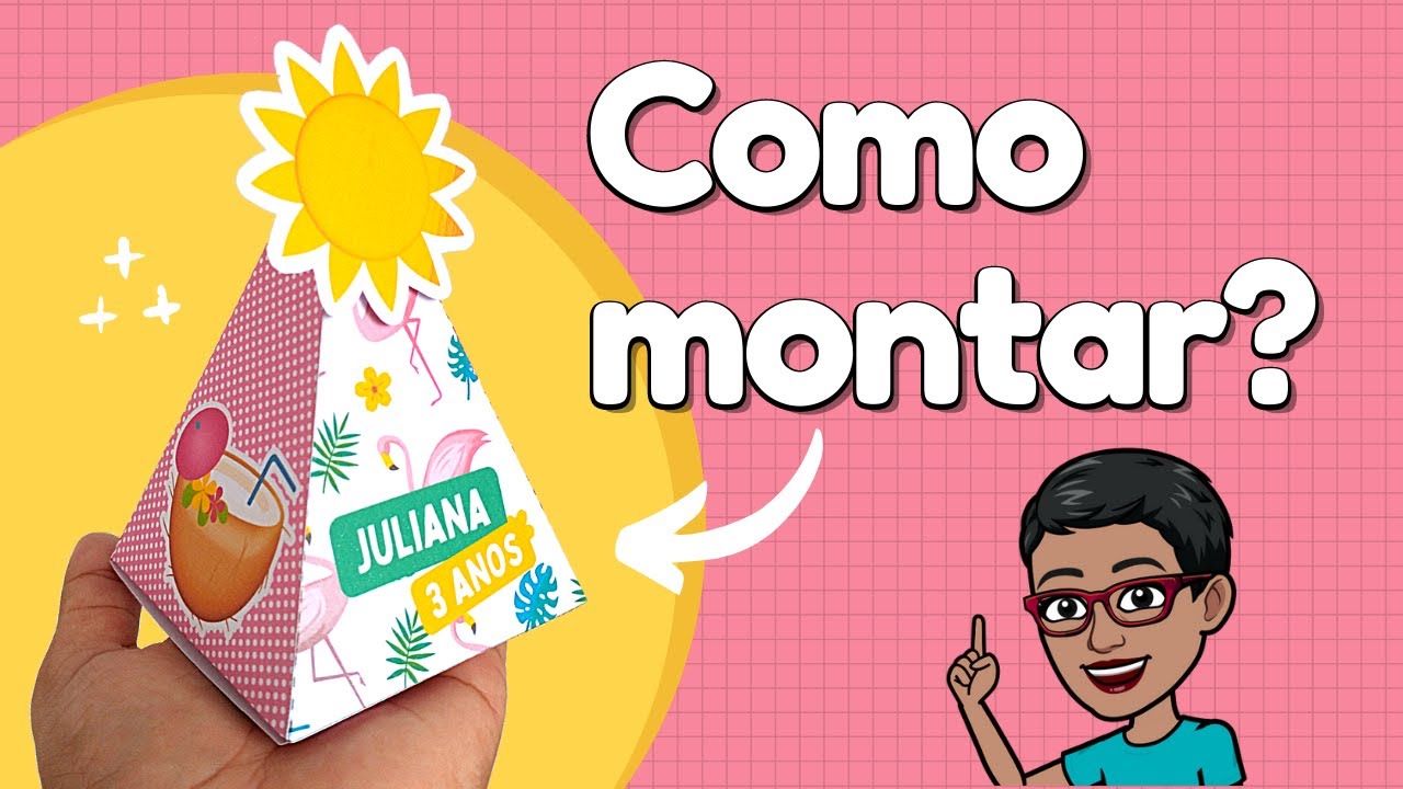 Como montar Caixa Pirâmide | Passo a passo simples e rápido