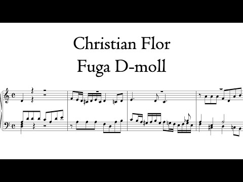 Flor - Fuge D-moll / D minor - Walcker organ, Schorndorf, Hauptwerk