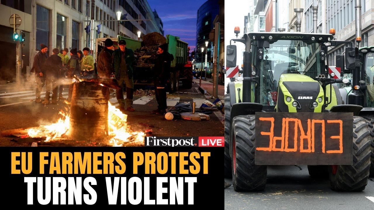 EU Farmers Protest LIVE: Protest Turns Violent as Hundreds Descend to Brussels Ahead of EU Summit