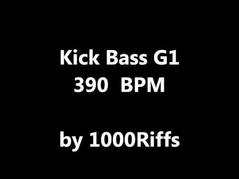 Kick Bass Drum G1 : 390 BPM - Beats Per Minute