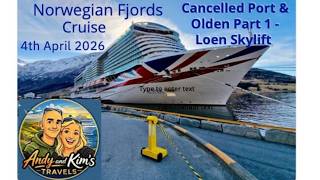 P&O Iona Norwegian Fjords Cruise. Cancelled Port & Olden Part 1 - Loen Sky Lift