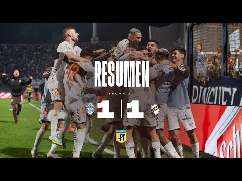 🎦 Resumen: Gimnasia 1️⃣ 🆚 Platense 1️⃣