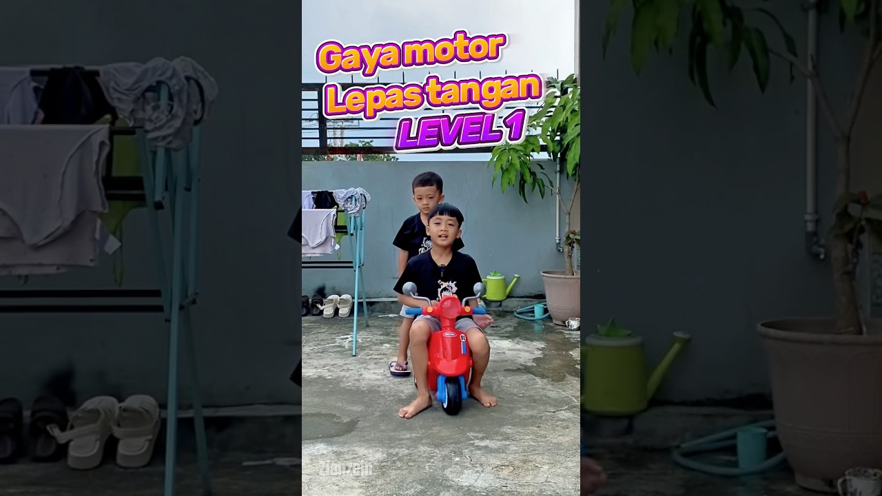 3 Level Gaya zianzein pake motor 😂 #shorts #zianzein
