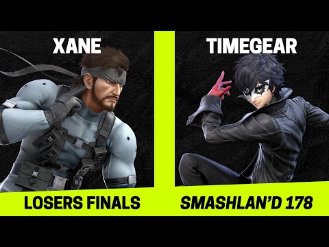 SmashLAN'd 178 Losers Finals - xane vs TimeGear - SSBU Smash Ultimate Tournament