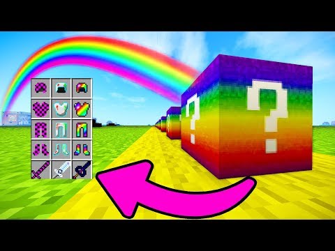 DÜNYANIN EN GÜÇLÜ KILIÇI - GÖK KUŞAGI ŞANS BLOKLARI - Minecraft