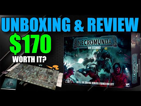 Unboxing Warhammer 40,000 Necromunda Hive Secundus (Honest Review) #New40k #Necromunda