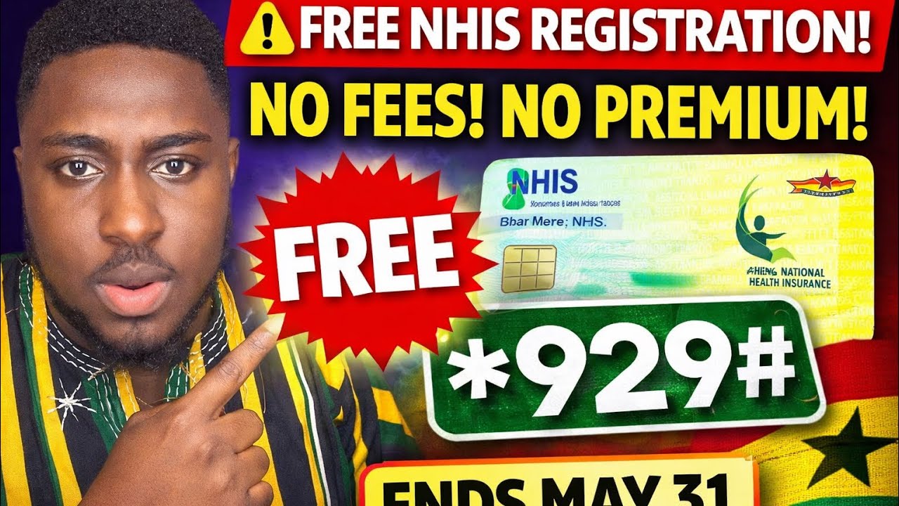     FREE NHIS Registration & Renewal in Ghana (No Fees!) | April 15–May 31, 2026