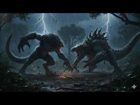 Monster Rampage in the Jungle | Brutal 8K Creature Battle!  #monsterfight #epicbattle #usa #dinosaur