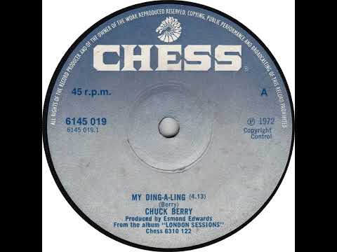 UK New Entry 1972 (206) Chuck Berry -  My Ding-A-Ling
