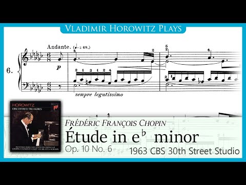 Chopin: Étude Op. 10 No. 6 [Horowitz 1963]